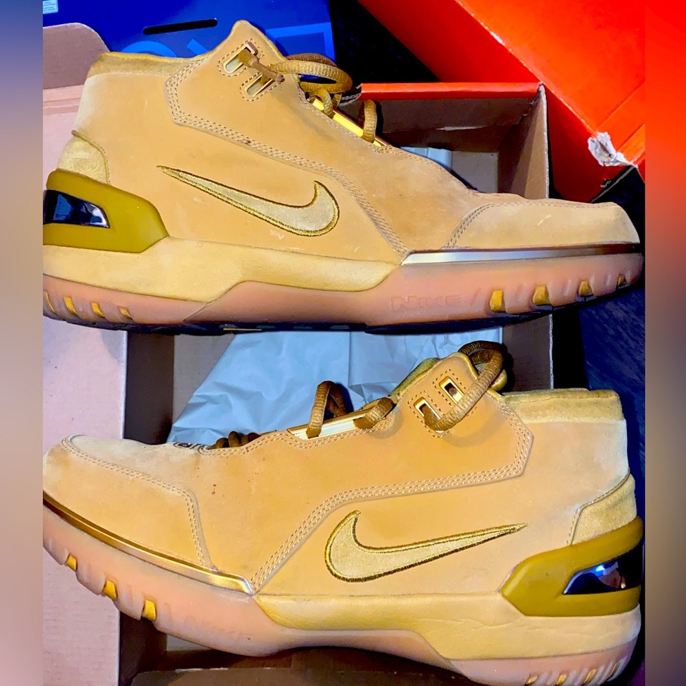 Air Zoom Generation “Lebron 1s” wheat worn a couple times. OG not retro.